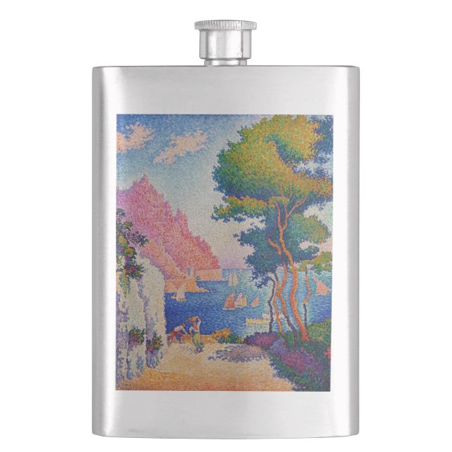 Paul Signac - Capo di Noli Flachmann (Vorderseite)