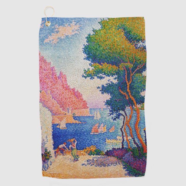 Paul Signac - Capo di Noli Golfhandtuch (Vorderseite)