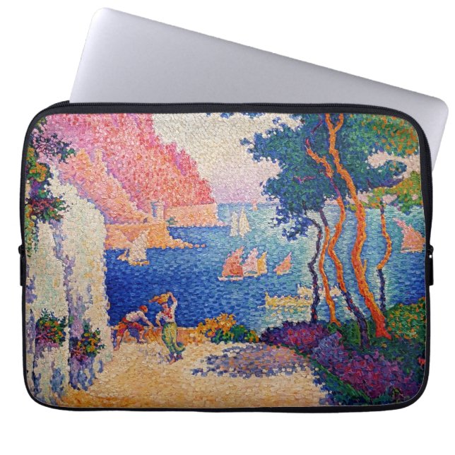 Paul Signac - Capo di Noli Laptopschutzhülle (Vorderseite)