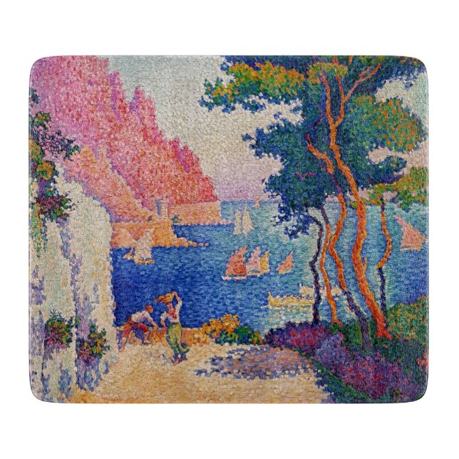 Paul Signac - Capo di Noli Schneidebrett (Vorderseite)