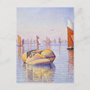 Paul Signac - Concarneau, ruhiger Morgen Postkarte