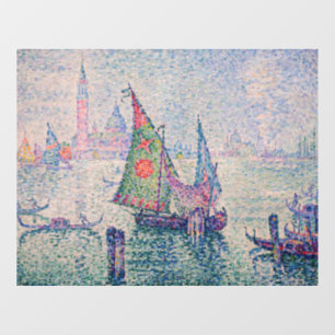 Paul Signac - Das grüne Segel Fensteraufkleber