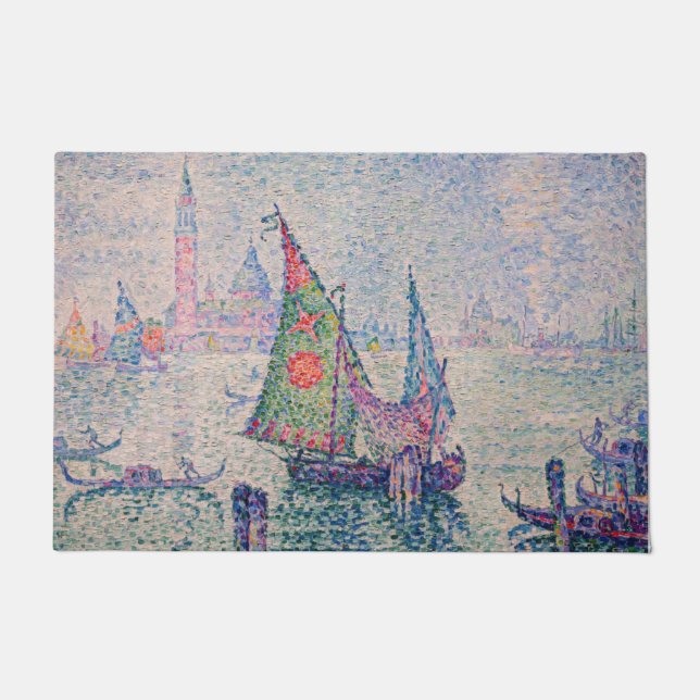 Paul Signac - Das grüne Segel Fußmatte (Vorderseite)