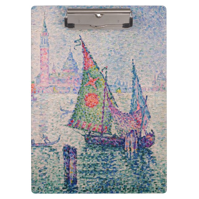 Paul Signac - Das grüne Segel Klemmbrett (Vorderseite)