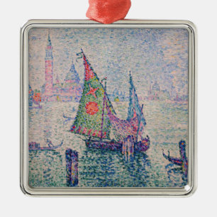 Paul Signac - Das grüne Segel Ornament Aus Metall