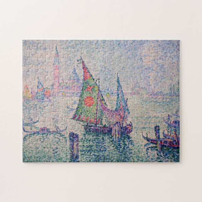 Paul Signac - Das grüne Segel Puzzle (Horizontal)