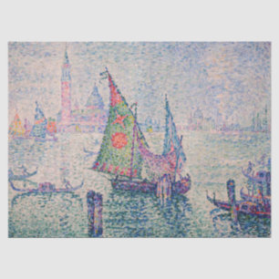 Paul Signac - Das grüne Segel Seidenpapier