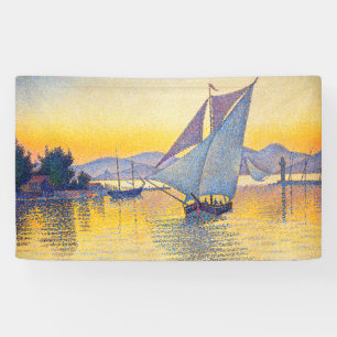 Paul Signac - Der Hafen bei Sonnenuntergang, Opus Banner