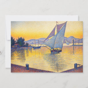 Paul Signac - Der Hafen bei Sonnenuntergang, Opus Einladung
