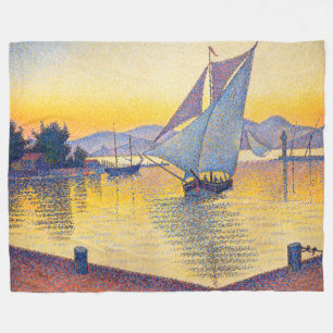 Paul Signac - Der Hafen bei Sonnenuntergang, Opus  Fleecedecke