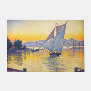 Paul Signac - Der Hafen bei Sonnenuntergang, Opus Fußmatte