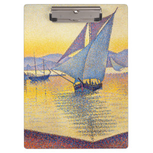 Paul Signac - Der Hafen bei Sonnenuntergang, Opus Klemmbrett