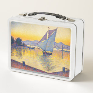 Paul Signac - Der Hafen bei Sonnenuntergang, Opus  Metall Brotdose