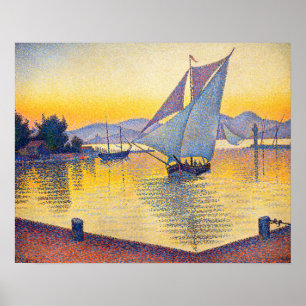 Paul Signac - Der Hafen bei Sonnenuntergang, Opus Poster