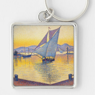 Paul Signac - Der Hafen bei Sonnenuntergang, Opus Schlüsselanhänger