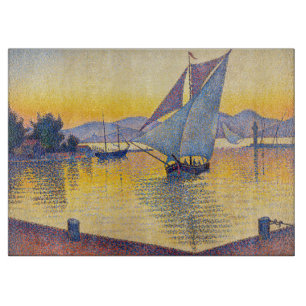 Paul Signac - Der Hafen bei Sonnenuntergang, Opus  Schneidebrett