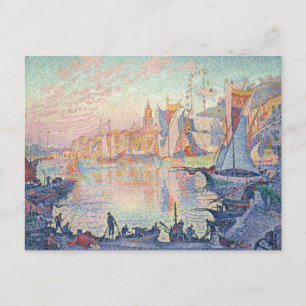 Paul Signac - Der Hafen von Saint-Tropez Postkarte