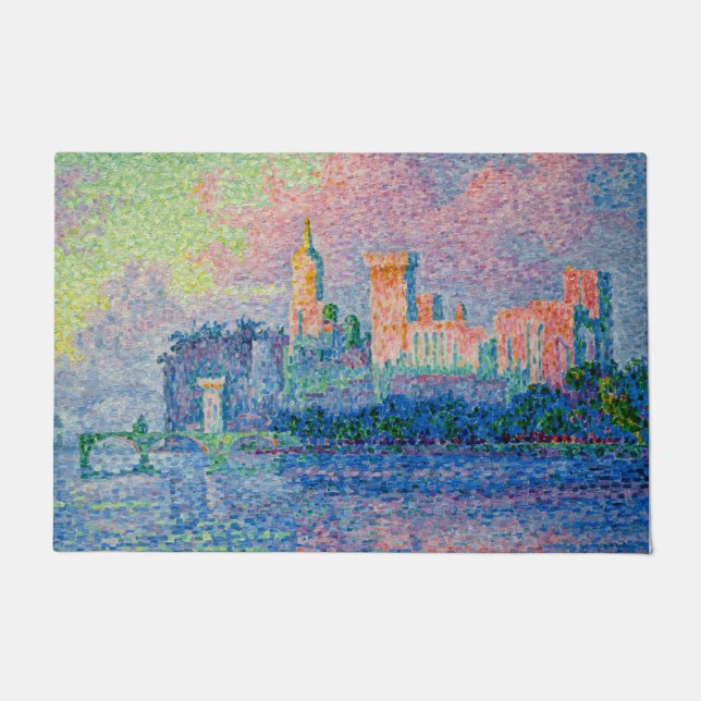 Paul Signac - Der Papstpalast, Avignon Fußmatte (Vorderseite)