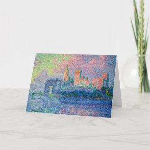 Paul Signac - Der Papstpalast, Avignon Karte