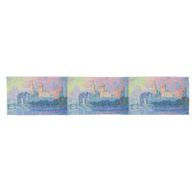 Paul Signac - Der Papstpalast, Avignon Kurzer Tischläufer (Horizontal)