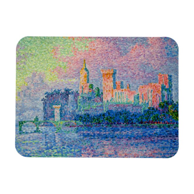 Paul Signac - Der Papstpalast, Avignon Magnet (Horizontal)