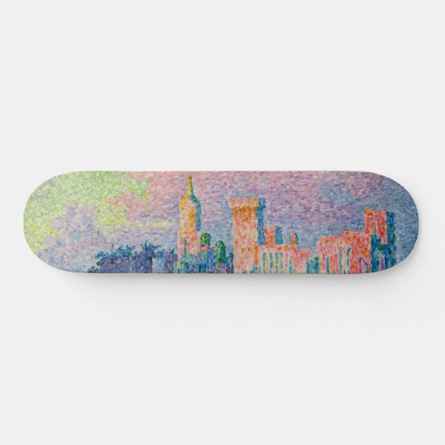 Paul Signac - Der Papstpalast, Avignon Skateboard (Horizontal)