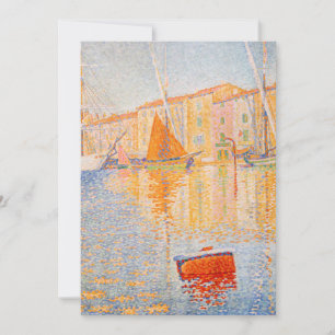 Paul Signac - Die rote Boje, Saint-Tropez Einladung