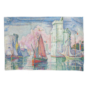 Paul Signac - Eingang des Hafens von La Rochelle Kissenbezug