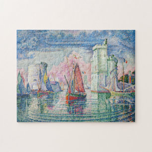 Paul Signac - Eingang des Hafens von La Rochelle Puzzle