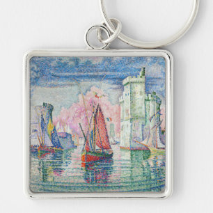 Paul Signac - Eingang des Hafens von La Rochelle Schlüsselanhänger