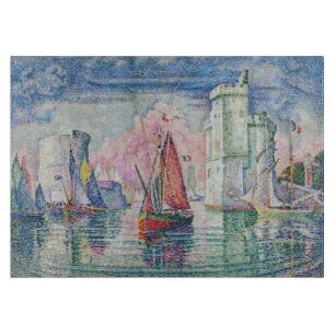 Paul Signac - Eingang des Hafens von La Rochelle Schneidebrett
