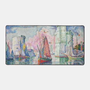 Paul Signac - Eingang des Hafens von La Rochelle Schreibtischunterlage