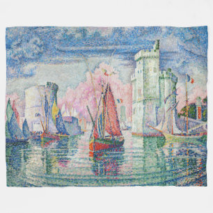 Paul Signac - Eintritt in den Hafen von La Rochell Fleecedecke