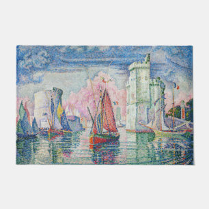 Paul Signac - Eintritt in den Hafen von La Rochell Fußmatte