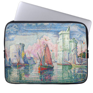 Paul Signac - Eintritt in den Hafen von La Rochell Laptopschutzhülle