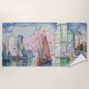 Paul Signac - Eintritt in den Hafen von La Rochell Strandtuch