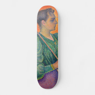 Paul Signac - Frau mit einem Sonnenschirm Skateboard