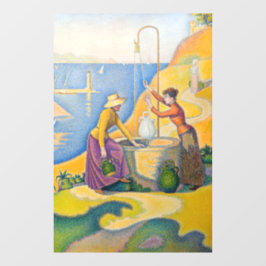 Paul Signac - Frauen am Brunnen Fensteraufkleber