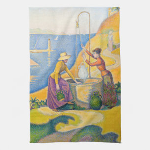 Paul Signac - Frauen am Brunnen Geschirrtuch