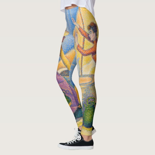 Paul Signac - Frauen am Brunnen Leggings (Links)