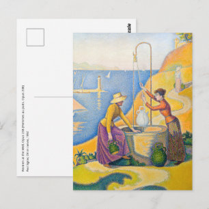 Paul Signac - Frauen am Brunnen Postkarte