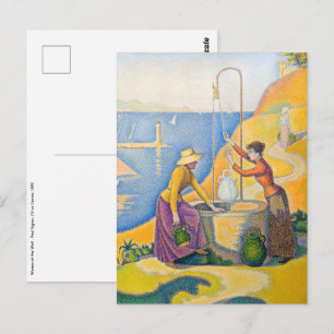 Paul Signac - Frauen am Brunnen Postkarte