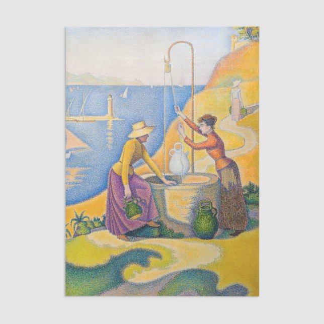 Paul Signac - Frauen am Brunnen Seidenpapier (Von Creator hochgeladen)