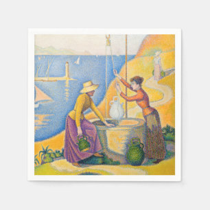 Paul Signac - Frauen am Brunnen Serviette
