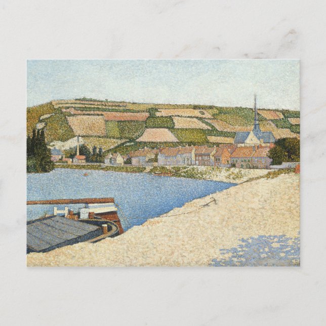 Paul Signac - Les Andelys, Cote d'Aval Postkarte (Vorderseite)