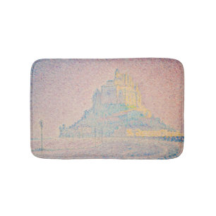 Paul Signac - Mont Saint Michel, Nebel und Sonne Badematte