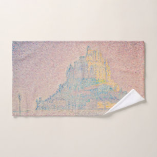 Paul Signac - Mont Saint Michel, Nebel und Sonne Badhandtuch Set