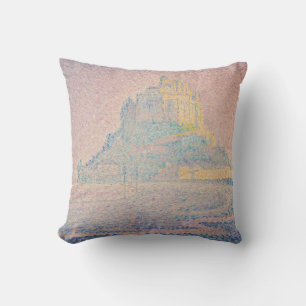 Paul Signac - Mont Saint Michel, Nebel und Sonne Kissen