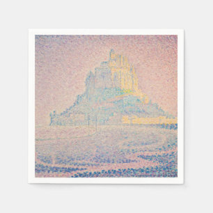 Paul Signac - Mont Saint Michel, Nebel und Sonne Serviette