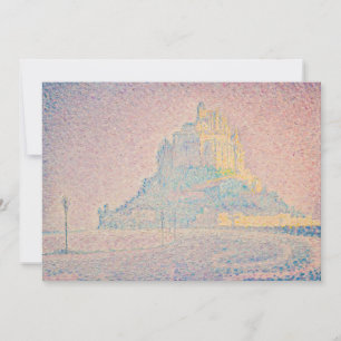 Paul Signac - Monte Saint Michel Fog und Sun Einladung